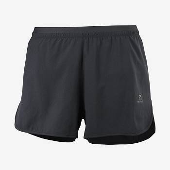 Dámské Šortky Salomon CROSS 3'' Černé | CZ-A1367