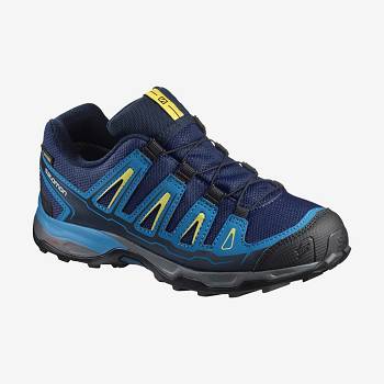 Dětské Nepromokavé Boty Salomon X-ULTRA MID GORE-TEX Blankyt | CZ-O1406