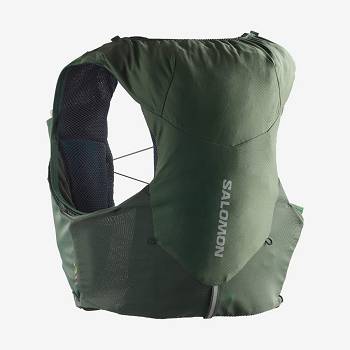 Pánské Běžecké Batohy Salomon ADV SKIN 5 Olivy Zelené | CZ-O2468