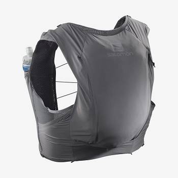 Pánské Běžecké Batohy Salomon SENSE PRO 10 Šedé | CZ-N1750