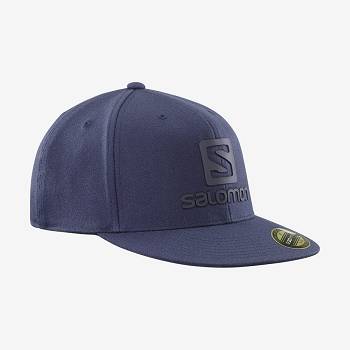 Pánské Klobouky Salomon LOGO CAP FLEXFIT® Blankyt | CZ-N1288