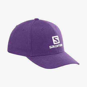 Pánské Klobouky Salomon LOGO Fialové | CZ-A1318