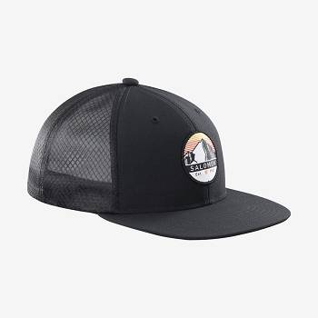 Pánské Klobouky Salomon TRUCKER Černé Černé | CZ-S1877