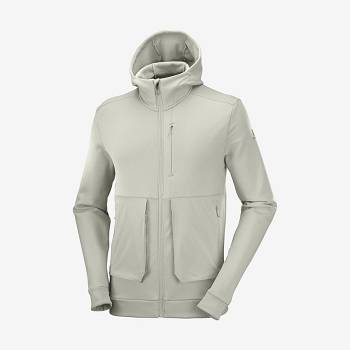 Pánské Mikiny S Kapucí Salomon ESSENTIAL WARM FLEECE Béžový | CZ-L2509