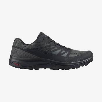 Pánské Nepromokavé Boty Salomon OUTLINE WIDE GORE-TEX Černé | CZ-W2000