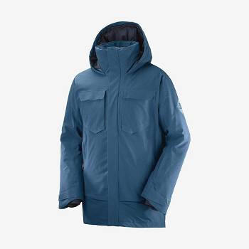Pánské Softshellová Bunda Salomon Bundy STANCE CARGO Blankyt | CZ-A1178