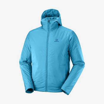 Pánské Softshellová Bunda Salomon Bundy OUTRACK INSULATED Blankyt | CZ-A1766