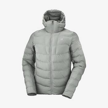 Pánské Softshellová Bunda Salomon Bundy ESSENTIAL XWARM INSULATED Olivy Zelené | CZ-A1787