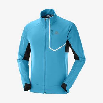 Pánské Softshellová Bunda Salomon Bundy GORE-TEX INFINIUM™ WINDSTOPPER® PRO Černé | CZ-A2039