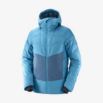 Pánské Softshellová Bunda Salomon Bundy SNOWSHELTER Blankyt | CZ-M1650