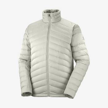 Pánské Softshellová Bunda Salomon Bundy ESSENTIAL XWARM DOWN Šedé | CZ-N1582