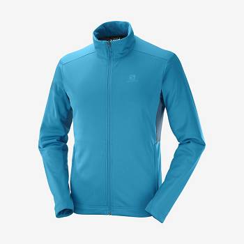 Pánské Softshellová Bunda Salomon Bundy GORE TEX INFINIUM™ WINDSTOPPER® Blankyt | CZ-O1747