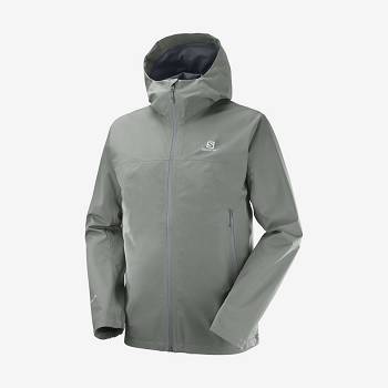 Pánské Softshellová Bunda Salomon Bundy OUTLINE GORE-TEX 2.5 LAYERS Olivy Zelené | CZ-O1957