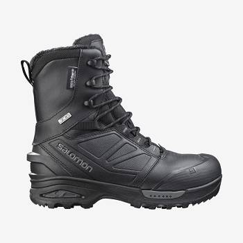 Pánské Taktické Boty Salomon TOUNDRA FORCES CLIMASALOMON™ WATERPROOF Černé | CZ-N2268