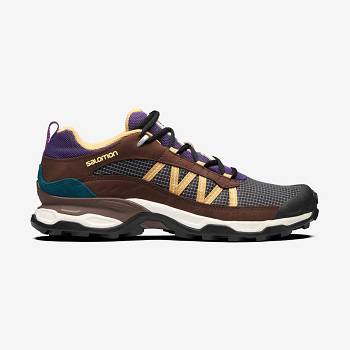 Pánské Tenisky Salomon SHELTER LOW LEATHER Hnědožlutý | CZ-A1206