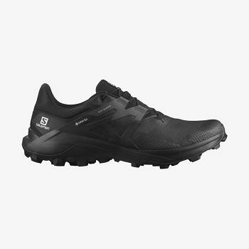 Pánské Trailové Běžecké Boty Salomon WILDCROSS 2 GORE-TEX Černé | CZ-W3860