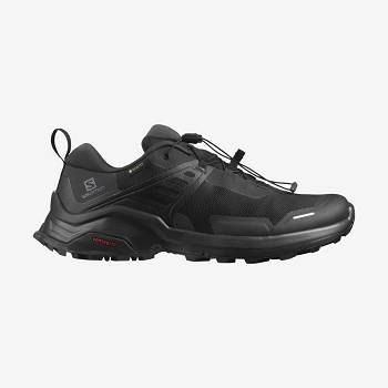 Pánské Trekové Boty Salomon X RAISE GORE-TEX Černé Černé | CZ-N1449