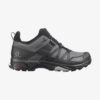 Pánské Trekové Boty Salomon X ULTRA 4 GORE-TEX Šedé Černé | CZ-S2423