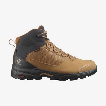 Pánské Turistické Boty Salomon OUTWARD GORE-TEX Černé Hnědé | CZ-N1547