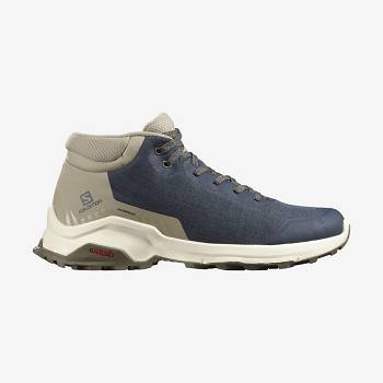Pánské Zimní Boty Salomon X REVEAL CHUKKA CLIMASALOMON™ WATERPROOF Hnědé | CZ-N2247