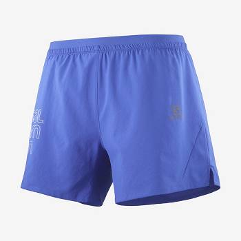 Pánské Šortky Salomon CROSS 5'' Blankyt | CZ-O1992