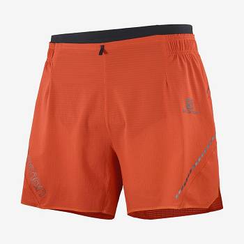 Pánské Šortky Salomon SENSE AERO 5'' Oranžové | CZ-L1494